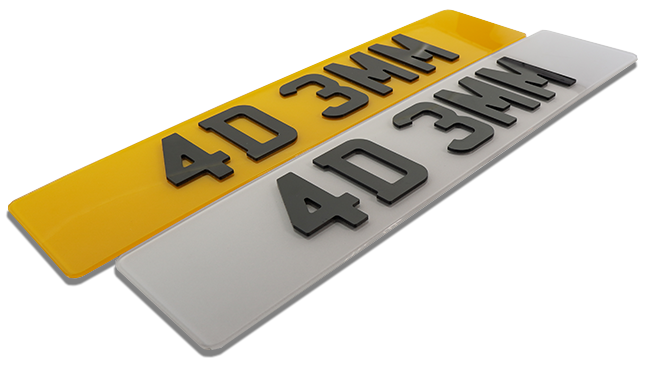 4D Number Plates banner img