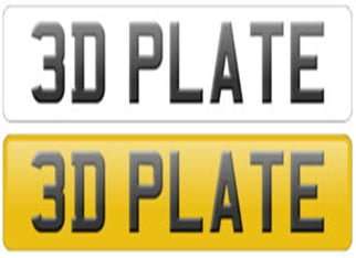 Fitting ‘3D’ Number Plates Could Land You a £1000 Fine