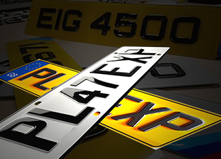 Why Number Plates are Yellow & White in the UK