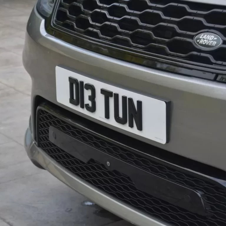 Can You Put a Private Number Plate on a Financed Car?