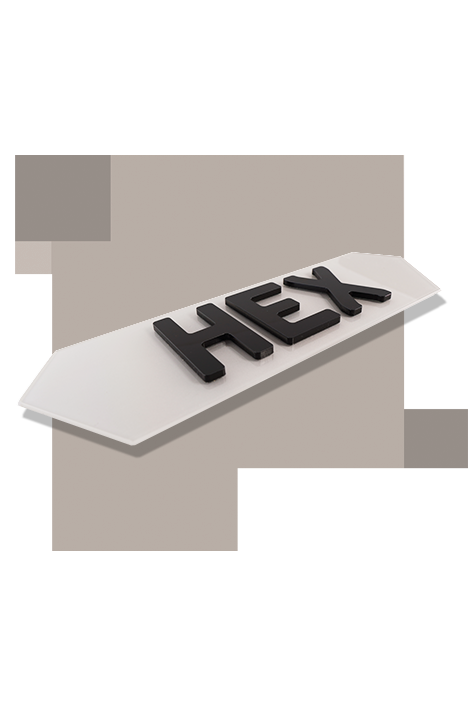 4d number plate front features