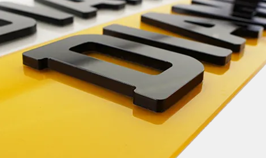 4D Number Plates