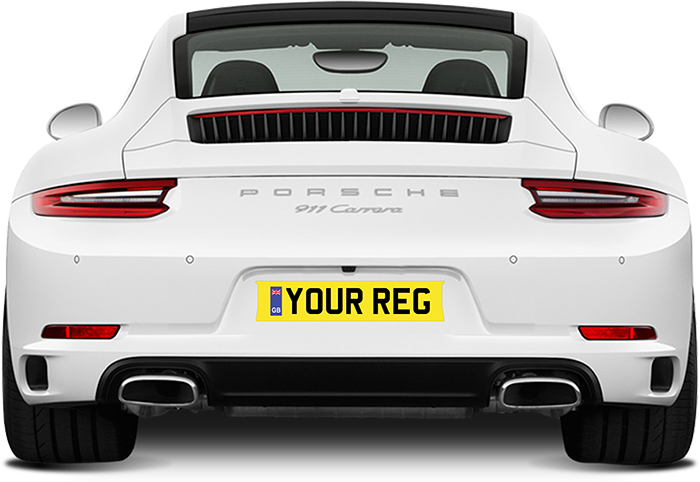 Overview porsche number plate img