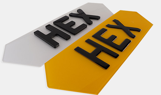 Hex Number Plates