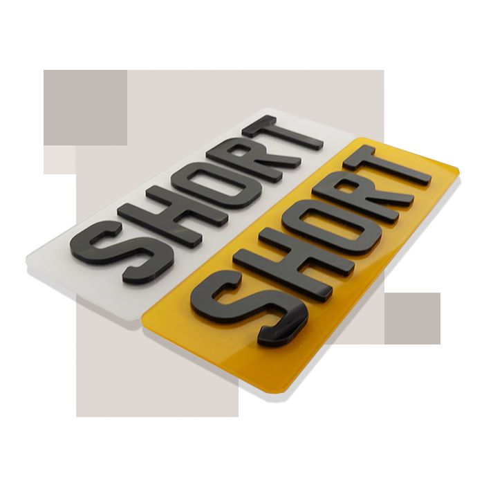 Trust Our Road Legal Short Number Plates img